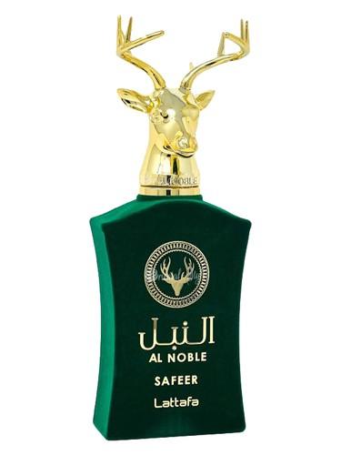 Frasco do perfume árabe Al Noble Safeer da Lattafa, compartilhável, 100 ml