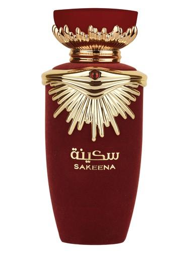 Frasco do perfume árabe Sakeena da Lattafa, feminino, 100 ml