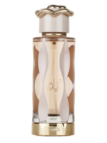 Frasco do perfume árabe Teriaq da Lattafa, compartilhável, 100 ml