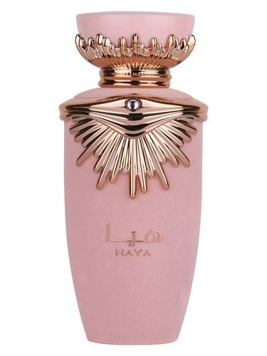 Frasco do perfume árabe Haya da Lattafa, feminino, 100 ml